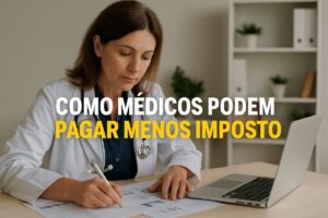 Médico planejando a abertura de empresa para pagar menos imposto